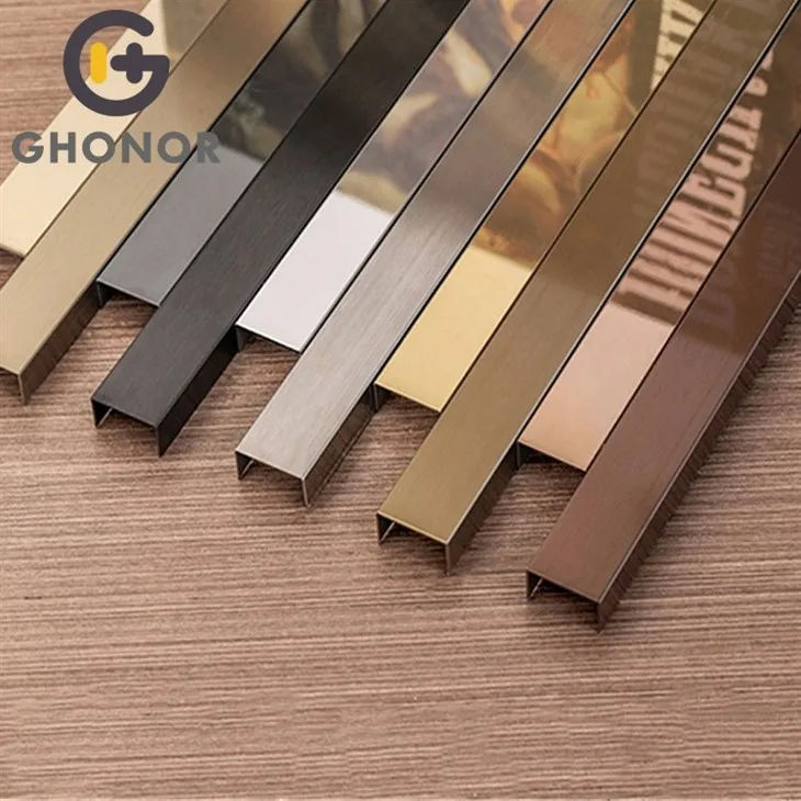 Stainless-Steel-U trim for wall Stainless-Steel-U trim for wall